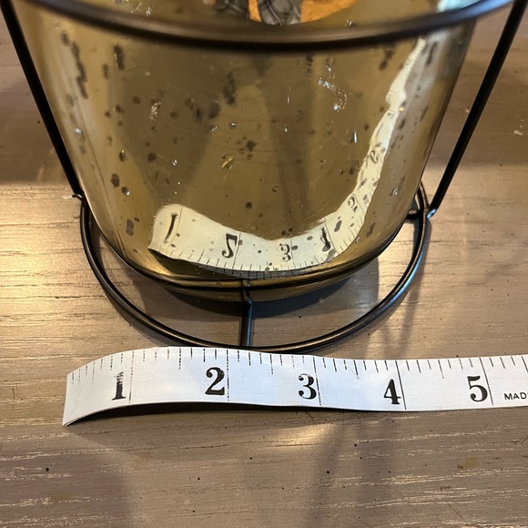 Gold Mercury Glass Fairy Light Mason Jar - Battery Operated - Picture 13 of 14